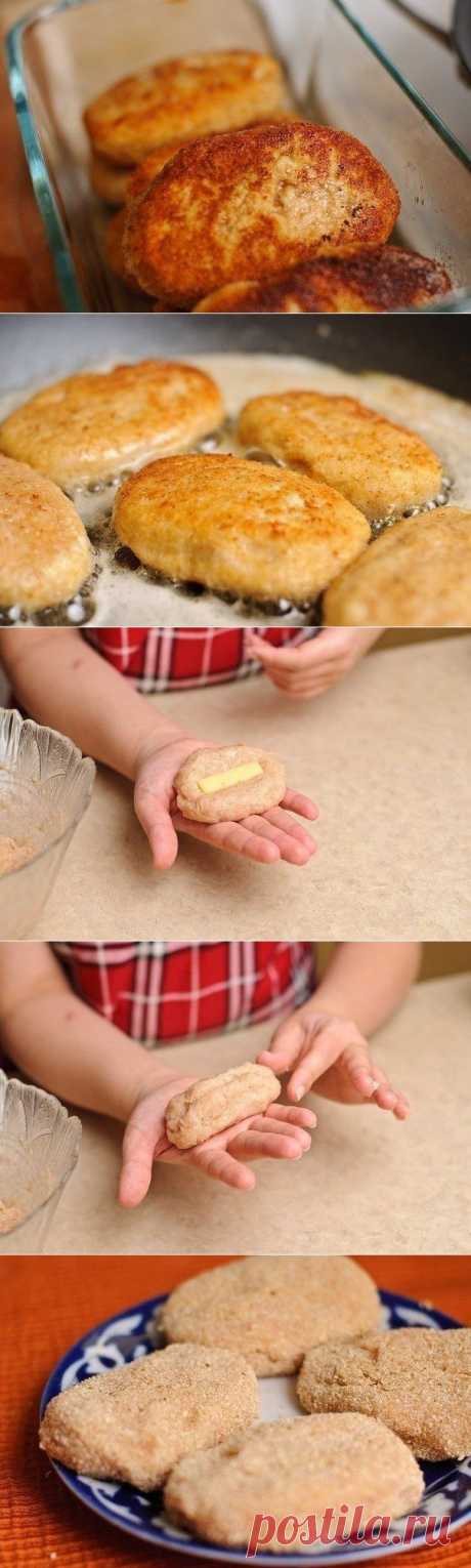 Как приготовить куриные котлеты с сыром
