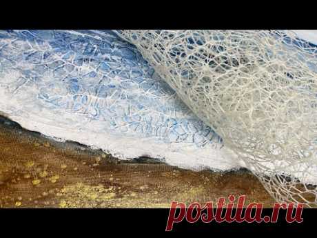 ВАУ Техника! Абстракт! Волна сеткой! Wow Technique! Abstract Seascape