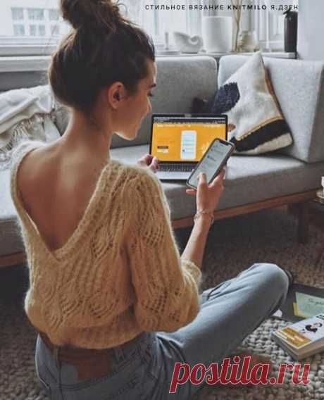 10 утонченных кофточек от любимого бренда Sezane. Подборка со схемами узоров. | Стильное вязание KNITMILO | Дзен