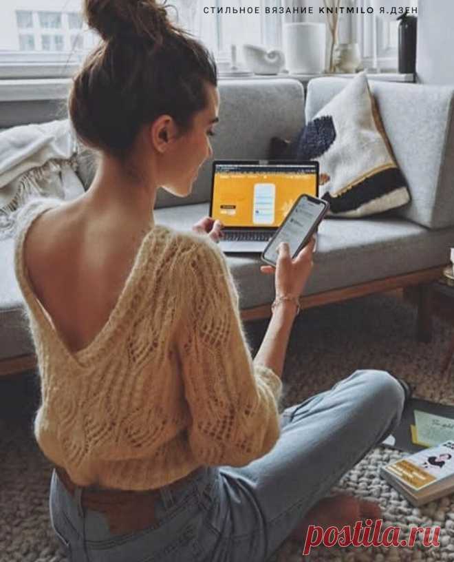 10 утонченных кофточек от любимого бренда Sezane. Подборка со схемами узоров. | Стильное вязание KNITMILO | Дзен
