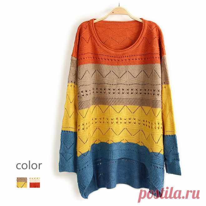 2013-women-s-loose-color-block-decoration-cutout-long-sleeve-pullover-font-b-sweater-b-font.jpg (800×800)