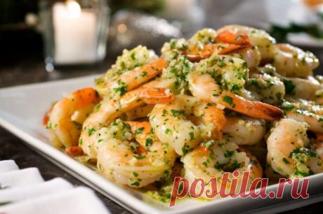 ИЗЫСКАННОЕ БЛЮДО ДЛЯ ГУРМАНОВ — КРЕВЕТКИ С ЛИМОНОМ И ЧЕСНОКОМ – ВСЕ ПРОСТО