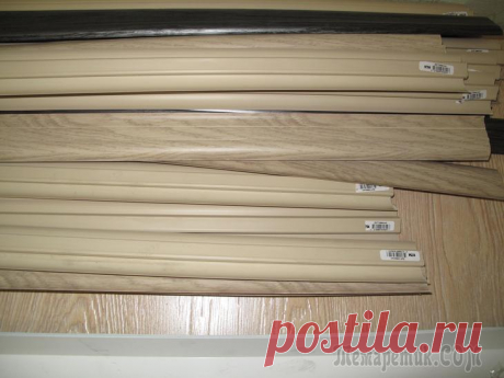 Крепление напольных плинтусов в квартире. МК.