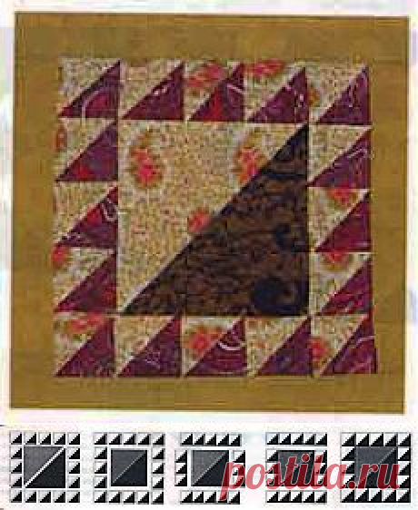 Озорные лоскутки - сайт о Kroykirе и лоскутному шитью - «Леди озера» (рис.1)