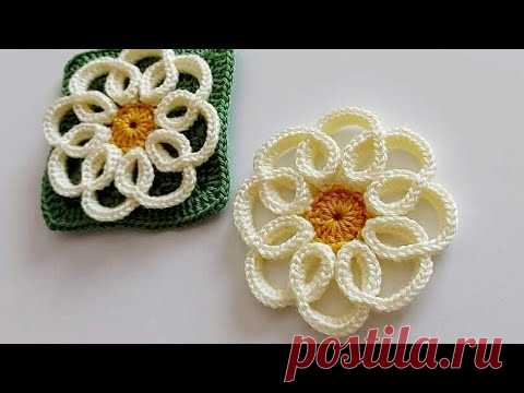 3D CROCHET MOTİF KNİTTİNG.. 3 BOYUTLU HARİKA TIĞ İŞİ ÖRGÜ MOTİF BATTANİYE ŞAL MODELİ