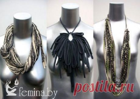 Неклюш – ожерелье из трикотажа.