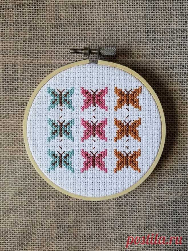 Counted Cross Stitch Butterflies Pattern PDF Download - Etsy España