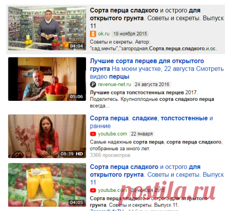 Сорта перца сладкого и острого для открытого грунта. Советы и секреты. Выпуск 11 — Яндекс.Видео