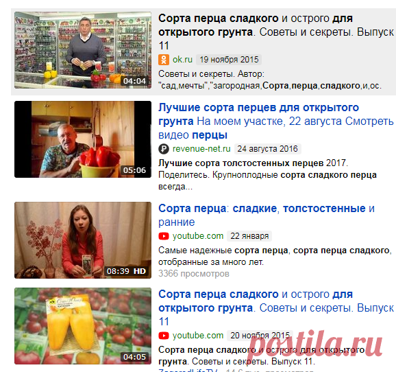 Сорта перца сладкого и острого для открытого грунта. Советы и секреты. Выпуск 11 — Яндекс.Видео