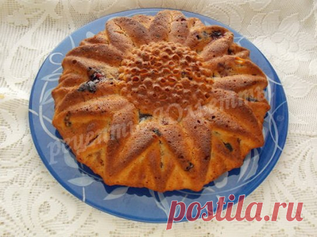 Манник со сливами