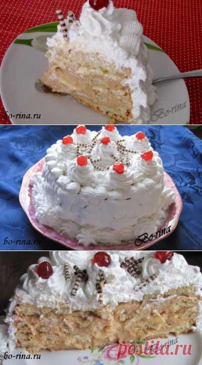 Торт бисквитно-заварной «Мягкая карамель» | Вкусно и красиво!