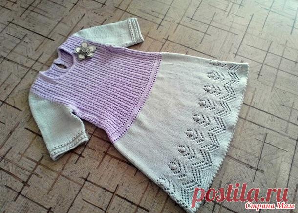 Платье для любимой внучки. - Вязание для детей - Страна Мам