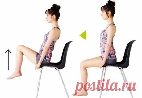 «Оказывается можно сидя на стуле устранять припухлости ног и худеть»: 5 упражнений, которых придерживаюсь | ❤️Стройная Роза | Яндекс Дзен