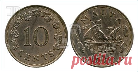 Ten Cents, Malta, 1972 Picture. Photo To Download at FeaturePics.com