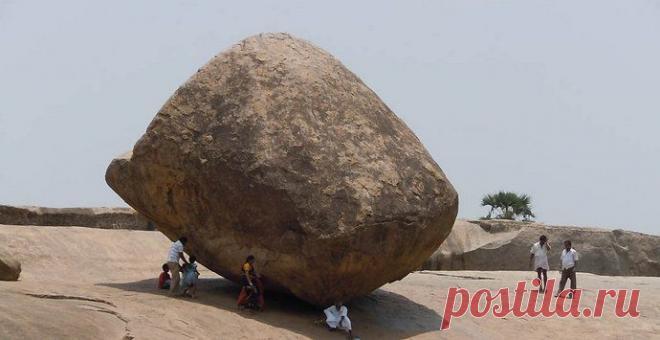 Полупарящий над землею камень...Как это возможно??!!