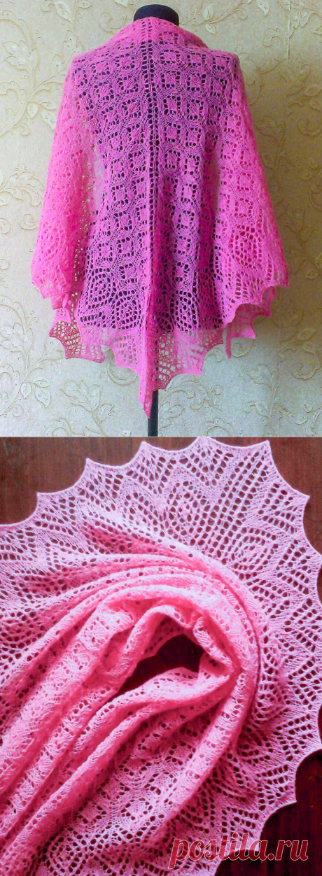 🧶"Моя фантазия" - шаль, которую может связать даже начинающая вязальщица | Сундучок с подарками | Яндекс Дзен