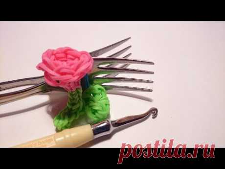 РОЗА,  Радужки Rainbow Loom