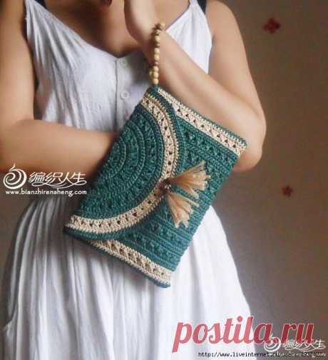 Клатч крючком..