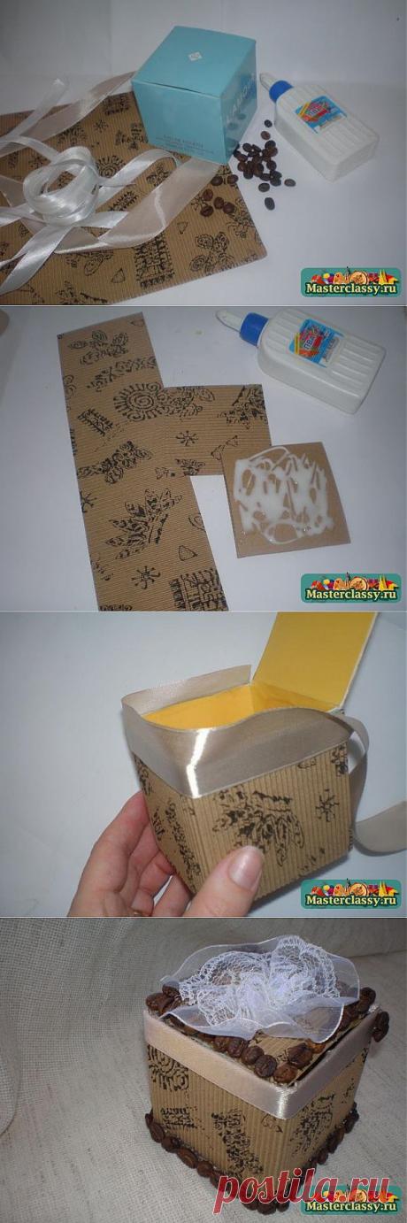 Шкатулка своими руками Кофейная невеста. Мастер класс