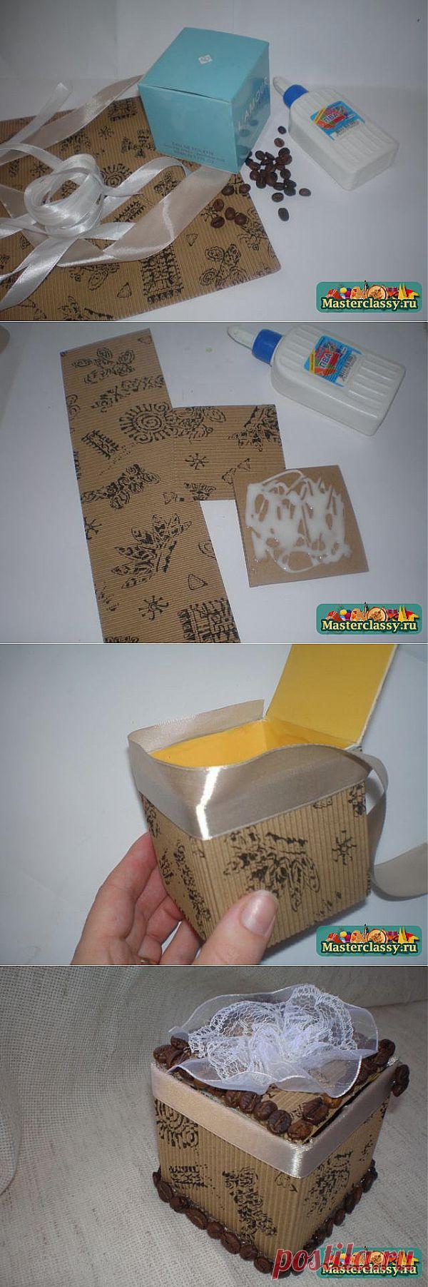 Шкатулка своими руками Кофейная невеста. Мастер класс