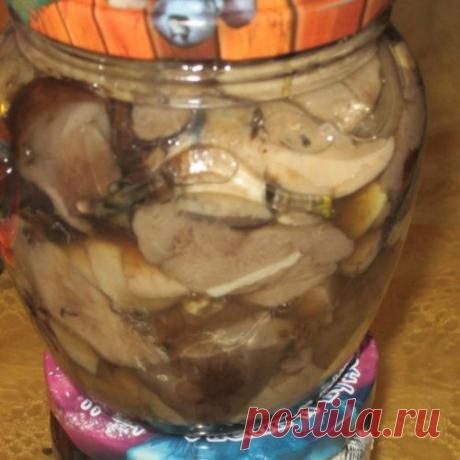 Грибы по рецепту из интернета по Старинному рецепту