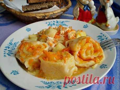 Штрули с картофелем и куриным мясом | Банк кулинарных рецептов