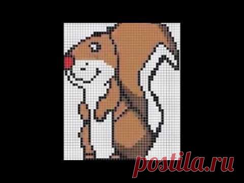 Схемы рисунки по клеточкам!