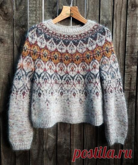 Круглые вязаные кокетки поражают своей красотой и разнообразностью - подборка идей для вдохновения | Вязалушка | Дзен