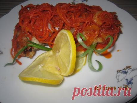 Рыбешка с моркошкой или рыба под овощным маринадом с томатной пастой
