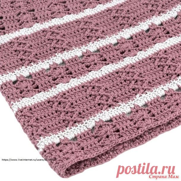 Полосатый топик в тонкую полоску. - Все в ажуре... (вязание крючком) - Страна Мам