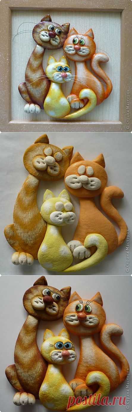 мини МК кошки Марины Архиповой.