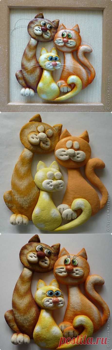 мини МК кошки Марины Архиповой.