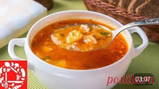 Мой любимый рецепт супа! Простой томатный Суп с Курицей и Рисом