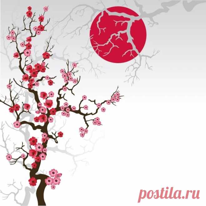 ветка сакуры рисунок: 14 тыс изображений найдено в Яндекс.Картинках