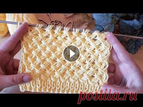 Вяжем легкий, плетёный узор спицами. Раппорт узора 4 петли + кромочные.. В высоту повторяем с 1-го по 4-й ряд. Ссылка на это видео https://youtu.be/EmgF4_p1iIA Мой инстаграм https://insta...