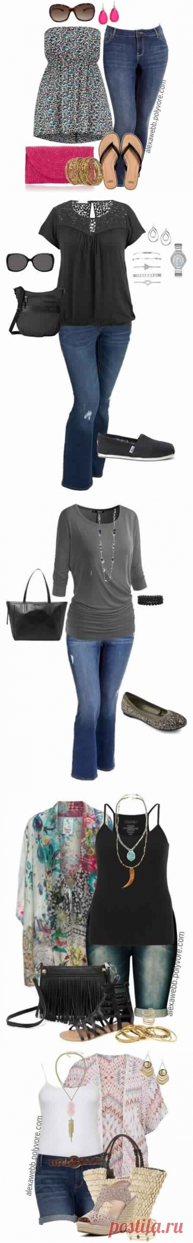 Летние образы для шикарных женщин.