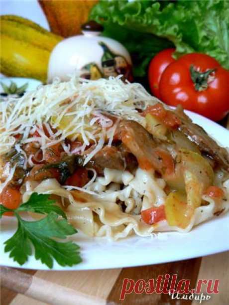 Pasta del Amiata (с белыми грибами и цукини)