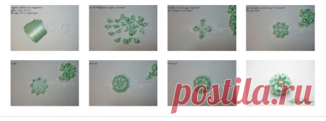 МК по сборке цветка | 8 фотографий