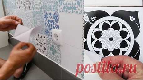 Наклейки на плитку для преображения интерьера | Наши дома