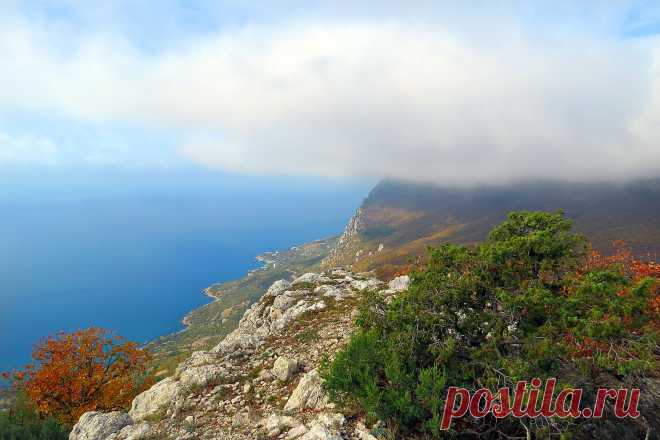 Туча на Куш-кая. Севастопольская зона ЮБК.