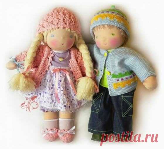 Делаем тряпичную куклу своими руками