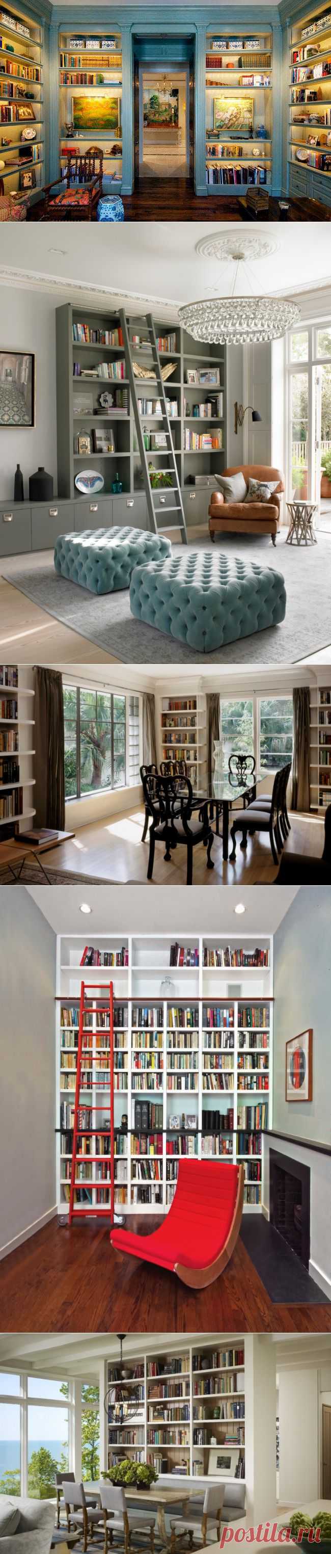 Домашняя библиотека: когда есть место и желание &#8212; Роскошь и уют