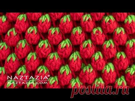 How to Crochet the Strawberry Stitch - Tunisian Crochet by Naztazia