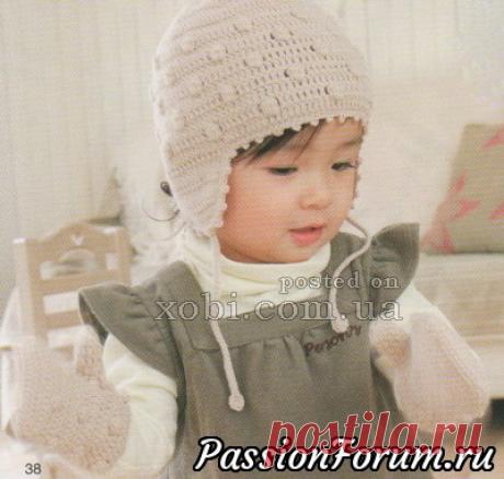 Детская шапочка крючком