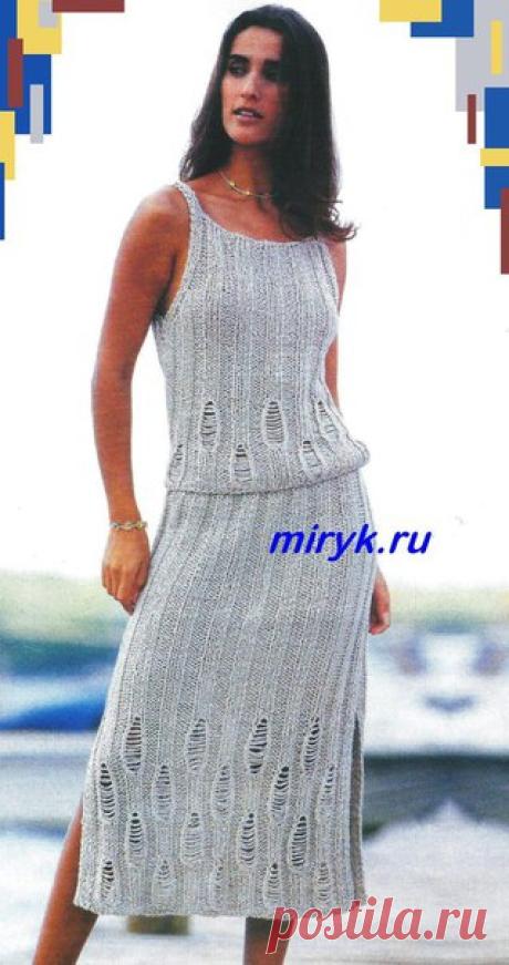 Топ и юбка #спицами  #узорспицами    #вязание   #рукоделие #топ   #юбка

В жаркий день в топе и юбке из льяной пряжи будет комфортно. Чтобы связать такой комплект вам нужно всего 530 гр. льяной пряжи и 480 гр. шелковой пряжи.

Размер: 42-44

Вам потребуется: для топа: 200 гр. тонкой льяной пряжи натурального цвета и 180 гр. буклированной шелковой пряжи в тон.

Для юбки: 330 гр. тонкой льяной пряжи натурального цвета и 300 гр. буклированной шелковой пряжи в тон, застежка-мо...