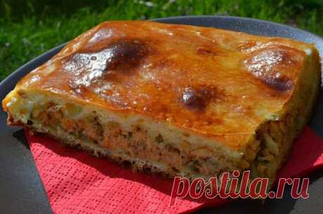 РЫБНЫЙ ПИРОГ НА СКОРУЮ РУКУ 
Пирог - просто палочка-выручалочка!