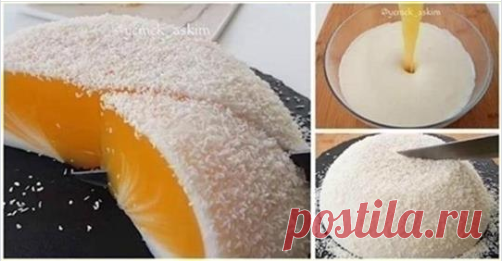 Десерт “Яйцо страуса”, который тает во рту Удивительно легко приготовить!👍