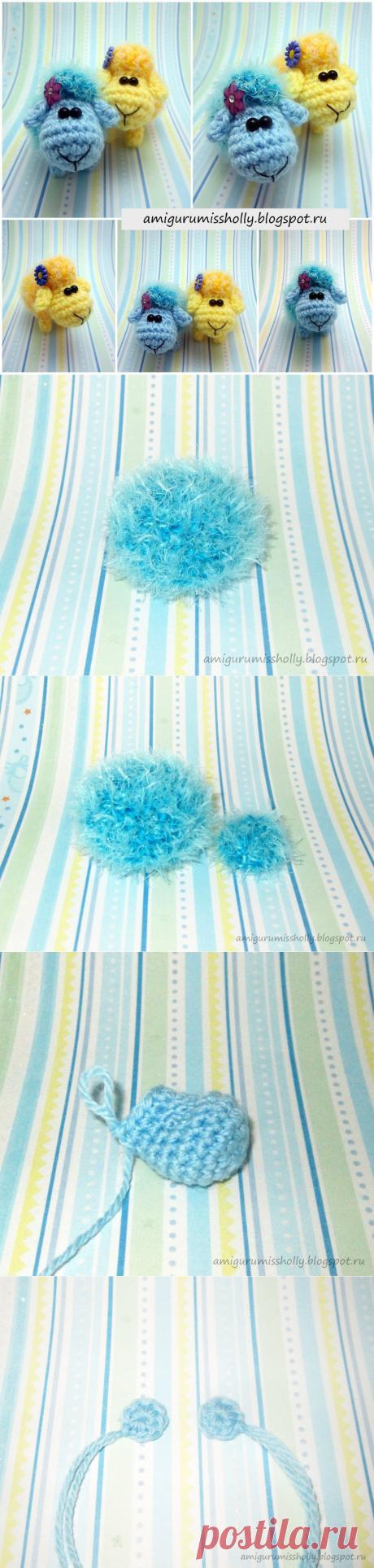 Простая Овечка амигуруми. Мастер-класс. Описание вязания крючком :: Amigurumi by Miss Holly