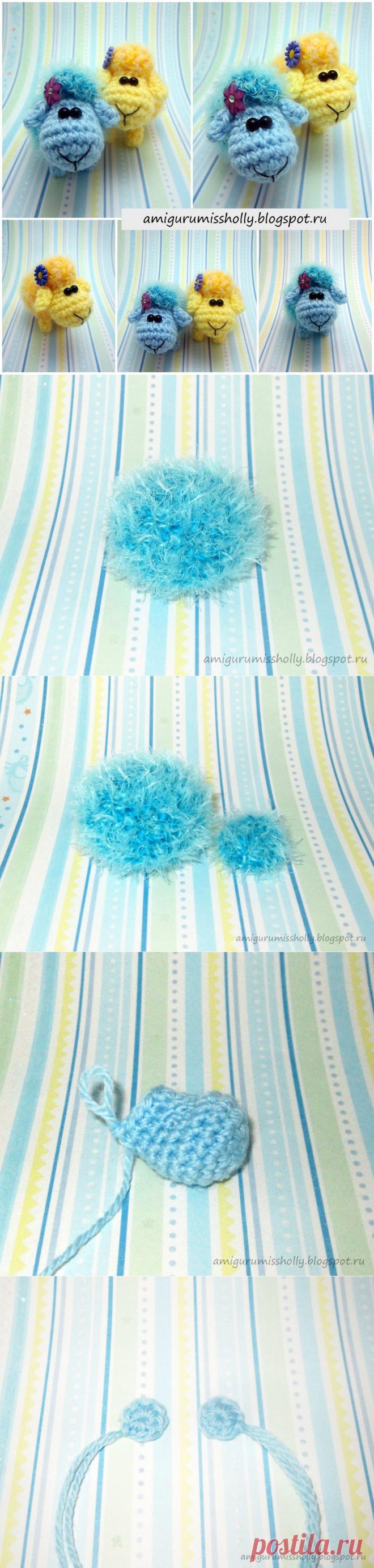 Простая Овечка амигуруми. Мастер-класс. Описание вязания крючком :: Amigurumi by Miss Holly