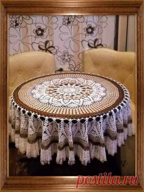 Ажурная скатерть